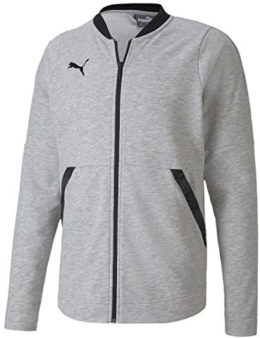 Puma Teamfinal 21 Casuals Jacket Veste d'entraînement Homme Light Gray Heather FR: XL (Taille Fabricant: XL)