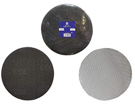 Lot de 25 disques abrasifs 225 mm Grain 40/80/100/120/180/220