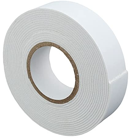 White Acoustic Soundproofing Resilient Tape Joist Stud Work Isolation 25mm-100mm (2mm x 75mm x 30m)