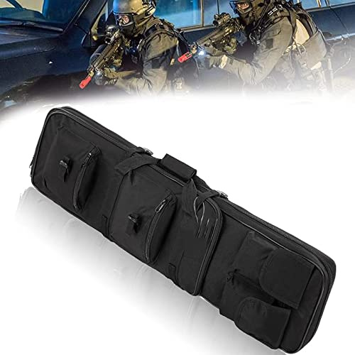 Militär Flinte Gewehrkoffer Waffenkoffer Langwaffentasche Taktische Gewehrtasche mit Schultergurt Und Zubehörtaschen Long Shotgun Cover Gepolsterte Tragetasche