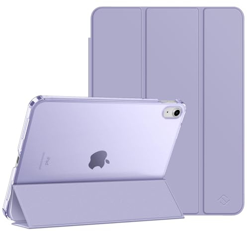 Fintie Ultratunt fodral för iPad (A16) 11:e generationen 11 tum 2025/iPad 10:e generationen 10,9 tum 2022 – frostat bakskal med vikbart stativ och automatisk uppvakning/sömn, lila