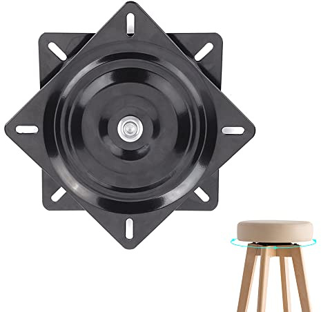Drehbeschlag, Universal Möbel Drehteller, 360° Grad Swivel Drehteller, 157 * 157 * 2.35mm Möbel Drehbeschlag, Kugellager, Metall, 150 kg Tragkraft, für Stuh, Hocker, Bücherregale, Tisch