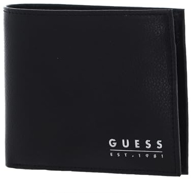 GUESS Fidenza Billfold Wallet Coin Pocket Black