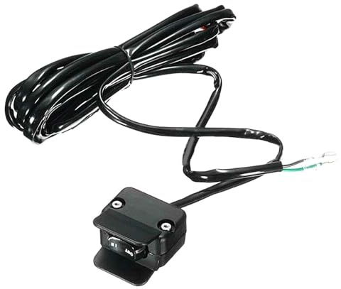 Domasvmd ATV-Zubehör, 12 V Daumenschalter, Lenkersteuerungs-Set, Schalter, Lenkersteuerungssatz für ATV, 12 V, ATV, Seilwinde, Daumenschalter, Lenkersteuerungsleitungs-Kit für ATV-Ersatzschalter