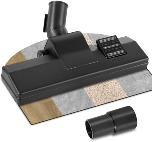 JAMATA Bocchetta per aspirapolvere 35/32 mm, bocchetta per pavimenti, Bocchetta combinata per AEG, Bosch, Siemens, Miele, Panasonic, Philips, Rowenta, Samsung, etc à