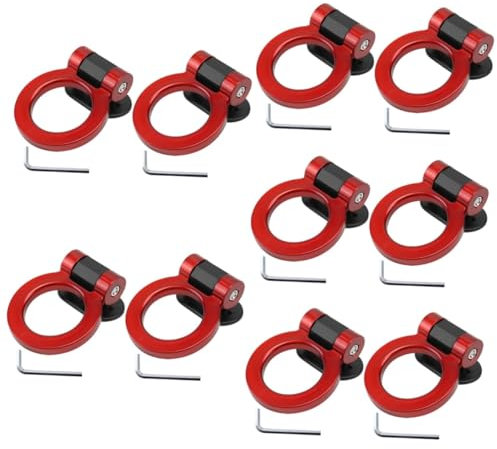 Mobestech 10stücke Teiliges Dekorativer Abschlepphaken Für Auffälliges Design Installieren Material Für Fahrzeugmodifikationen