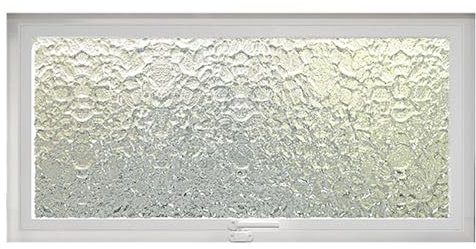 HJLKDYM Fenster Für Wohnmobile, Verkaufsfenster Mit Gehärtetem Glas, Vertikale Schiebeläden Mit Aluminiumrahmen, 360° Drehbares Glas, Für Scheunen, Garagen(White-Silver Glass,40x70cm)