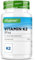 Vitamina K2 MK7-365 comprimidos - 200 µg por comprimido - Contenido total >99,7% MK-7 menaquinona - Altamente dosificada - Sin aditivos no deseados - Vegana