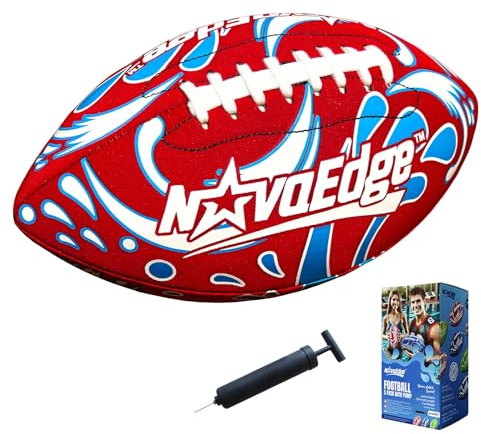 Hydro Water Football – 10.4in Waterproof Pool Football with Real Double Laces, Lightweight Grip Ball for Kids, Teens & Adults – Great for Beach, Lake, Outdoor Games – Fun Birthday or Easter Gift