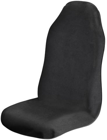 vsshe Coprisedile Universale Auto Anteriore Impermeabile, Coprisedile per Auto Universale, Coprisediles Antisudore e Impermeabile, Protezione Sedile Guidatore Singolo Compatibile con airbag, lavabile