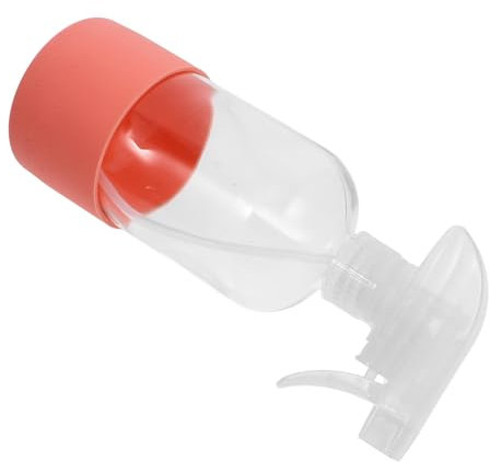 Botella Pulverizadora de Vidrio 500ml con Funda de Silicona Rosa