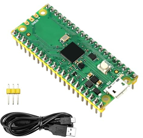 Binghe Rasp-Pi Pico 2 Placa de Desarrollo, Pi Pico 2 con RP2350 Chip Funcionamiento hasta 50hz 520KB SR-Am 4MB Soporte C/C++/Micro Python