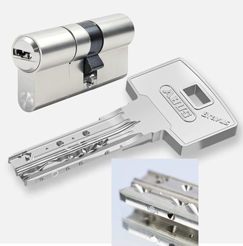 ABUS Bravus3500 MX Magnet SKG*** Doppelzylinder mit Sicherungskarte und 3 Schlüssel, Länge (a/b) 30/30mm (c=60mm), modulare Bauweise MX, mit Not-u. Gefahrenfunktion