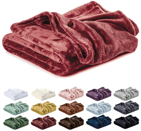 Lavea® Kuscheldecke 150x200 cm - Karmesinrot