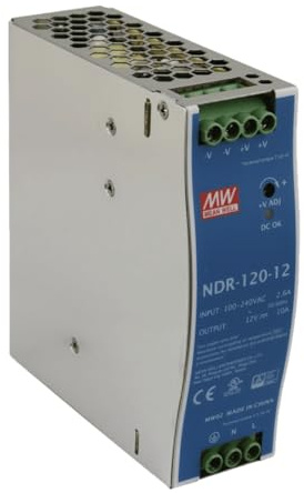 MeanWell NDR-120-12 120 W 120 V 10 A DIN-Rail Netzteil