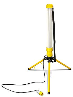 LUCECO Site 110 V Klima-Arbeitsleuchte, offener Bereich, LED, 40 W, Gelb