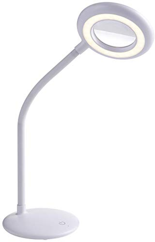 Northpoint Lupenlampe mit Akku Aufladbar Kabellos Lupenleuchte 3x Vergrößerung 1200mAh Li-Io Akku ca. 2,5 Laufzeit 3-stufig Dimmbar (Tischlampe)