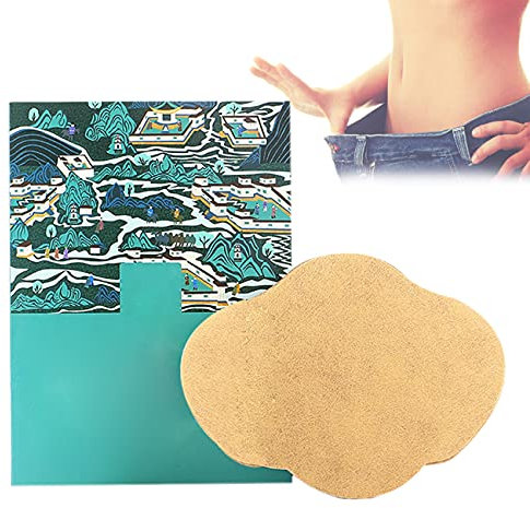 ZhiLianZhao Moxibustion Patches Natural Herb, Belly Button Slimming Stickers, Anti-allergic Material, Comfortable, Breathable, Relief Pain, Easy to Use, Safety, Easy to Carry (10pcs)