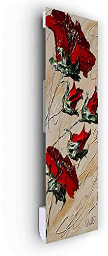 ILO/Radiador eléctrico radiante soplador de pared / 1750 W / +28 diseños, diseño extraplano de vidrio templado / IP44 / orientación vertical/programable, eco Made in France/A.Flores cuchillo