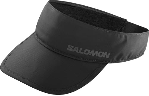 Salomon Cross Gorra Trail Running Senderismo Trail Running Senderismo MTB Unisexo, Comodidad activa, Posición optimizada, Tejido reciclado, Negro, Talla única