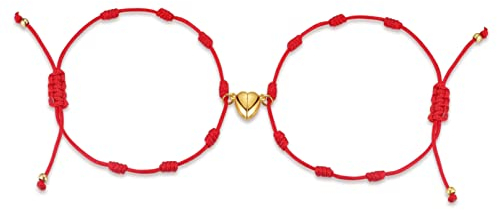 ilasif Bracciale Donna Cordino 7 nodi rosso|Bracciale filo rosso del destino|Bracciale kabbalah Bracciali Coppia Regalo Migliore Amica per Coppie, Uomini, Donna e Famiglia