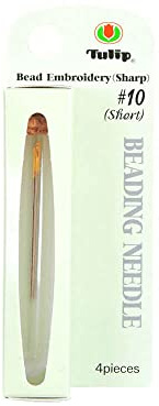 Tulip TBN-002E Beading Needles, Metall, Silver, Einheitsgröße