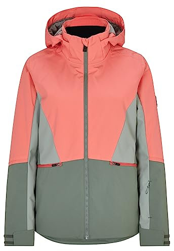 Ziener Damen TAIMI Ski-Jacke/Winter-Jacke | warm, atmungsaktiv, wasserdicht, vibrant peach, 42