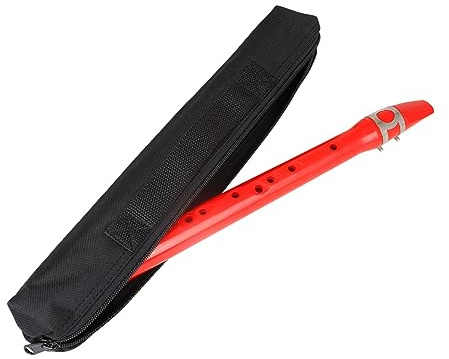 Toyvian Schwarze Querflöte Tasche aus Oxford Gewebe Wasserabweisend und Leicht Tragbar für Flöten und Kleiner Saxophontaschen Unterwegs