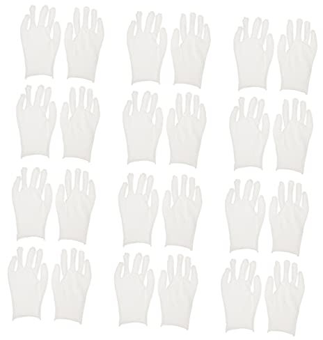 HOMSFOU 36 Paare baumwollhandschuhe Arbeitshandschuhe medizinische Handschuhe Reinigungshandschuhe feuchtigkeitsspendende Handschuhe Industriehandschuhe Sicherheitshandschuhe Haushalt Spa