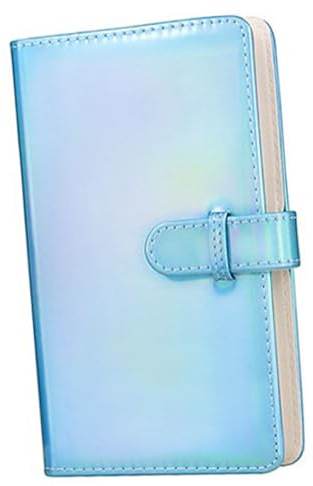 TOPBATHY 3 Zoll Fotoalbum für 96 Bilder mit Pu Material und Strapazierfähigen Seiten Großes Selbstgemacht Familienfotobuch zur Aufbewahrung von Kinderfotos und Erinnerungen
