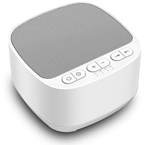 Magicteam Sleep Sound White Noise Machine with 40 Natural Soothing Sounds and Memory Function 32 Levels of Volume Sleep Timer Sound Therapy for Baby Kids Adults