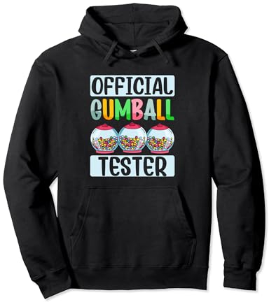 Official Gumball Tester Candy Vending Machine Gumball Pullover Hoodie
