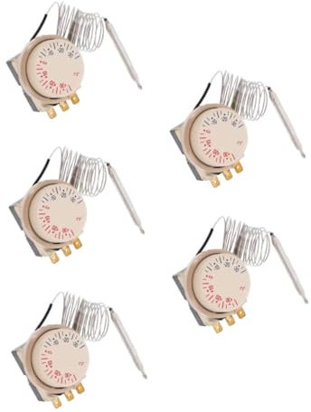 ULTECHNOVO Termostato Para Frigorífico Perilla Ajustable De 30 a 30 °c, Sensor De Control De Temperatura Para Electrodomésticos, Reemplazo De Termostato Eléctrico Para Gabinete Refrigerado
