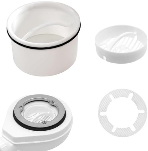 Haarsieb+Tauchrohr für Dusche Ablaufgarnitur Set, Kompatibel mit Abfluss, 6960, 6963, 6961, 6962, Haarfilter Duschablauf, Abfluss Dusche Einsa