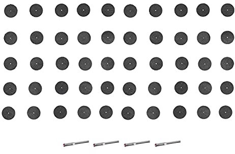 50 piezas de disco de corte de resina, mini rueda de corte, accesorios de amoladora eléctrica para herramientas rotativas