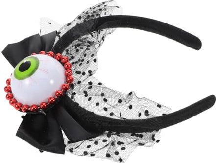 COLLBATH Haarband Mit Schleife Für Halloween Stirnbänder Für Frauen Und Mädchen Cosplay-haar-accessoires Party-stirnband Mit Augapfel-design