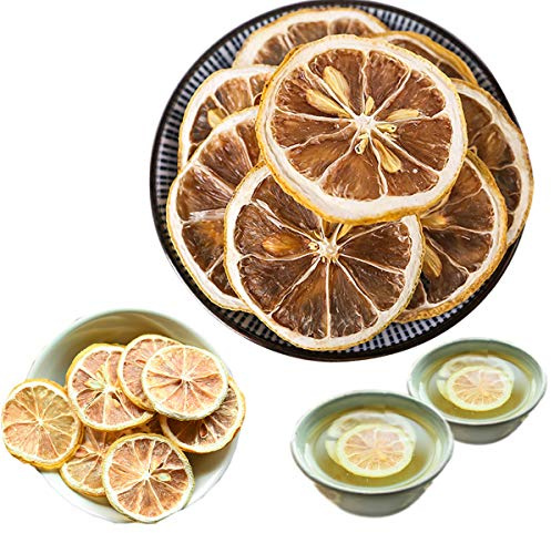 Té De Hierbas Chino De Limón Hecho a Mano Infusión Seca Con Sabor a Limón Esta Bebida Perfumada Mejora La Belleza Suplemento De Vitamina C Rodajas De Limón Sueltas Preparación De Postres (50g)