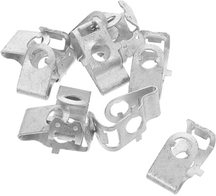 Zerodeko 10piezas Repuesto Clip De Correa De Cadena Tapón De Pared Sujeción De Metal Robusta