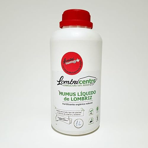 Lombrihumus líquido plus, con leonardita y algas. 1 litro