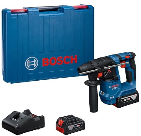 Bosch Professional 18V System martillo perforador a batería GBH 18V-18 X (SDS plus, incl. 2x 18V 4.0Ah, GAL 18V-20)
