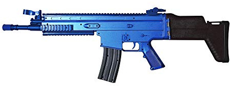 Rayline 8902A Blue Softair Gewehr (Manuell Federdruck), Material: ABS (Stoßfest), Nachbau im Maßstab 1:1, Länge: 78cm, Gewicht: 1400g, Kaliber: 6mm, Farbe: Blue - (unter 0,5 Joule - ab 14 Jahre)