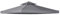 Outsunny Toit de Remplacement pour pavillon de Jardin Toile de Rechange pour pavillon tonnelle Tente 3 x 3 m Gris