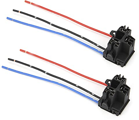 Scheinwerferanschluss 2 St¨¹ck H4 Gl¨¹hbirne Buchse mit Kupferdraht Hochhitzebest?ndig Plug And Play 12V Scheinwerferanschlussverkabelung,Scheinwerfer,Scheinwerfer