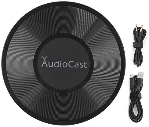 Kuuleyn Airplay-Gerät, Musik-Streamer, WiFi-Stereo-Adapter, WiFi-Musik-Streamer, kabelloser Musik-Streamer, WiFi-Musikempfänger, Audio-Musik-zu-Lautsprecher-System, passend für DLNA-Adapter