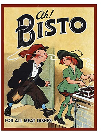 Bisto Sign Metal Plaque For Kitchen Home Bar Pub Man Cave Shed Garden Food Sign Home Decor Ref0185 (10X8 inches (Approx)25cmx20cm)