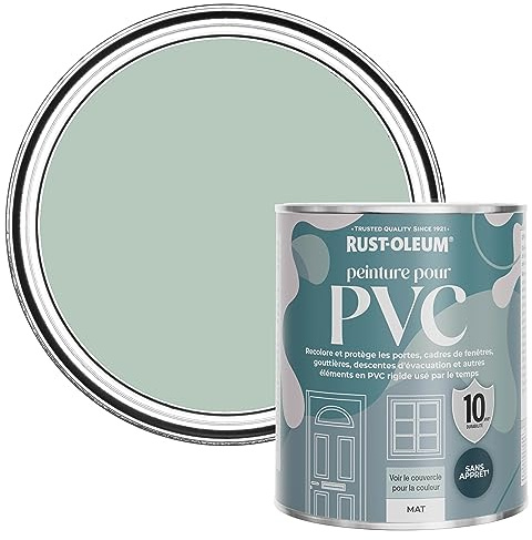 Rust-Oleum Green uPVC Door and Window Paint in Matt Finish - Leaplish 750ml