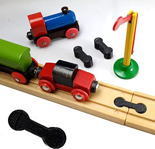 ULROAD Holzschienen Adapter Verbinder passend kompatibel für Thomas - Brio - Lillabo - Melissa - IKEA Holzschienen Schienen (30 Stück)