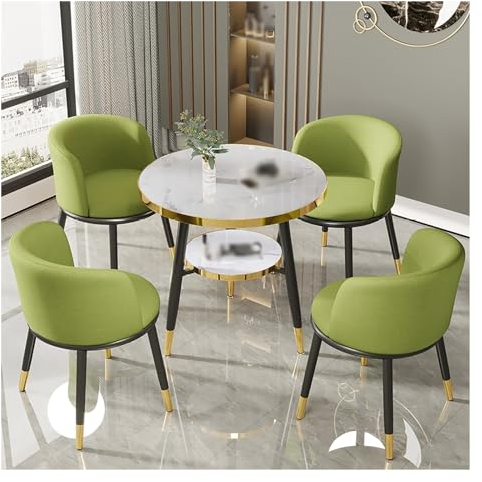 Büro Runder Besprechungstisch,Bürotisch Und Stuhl Set Rezeption Couchtisch,Rezeption Tisch Und Stuhl Kombination,Verhandlungstisch Meetings Kleine Tische,For Esszimmer,Küche Wohnzimmer,60/70/80cm ( Co