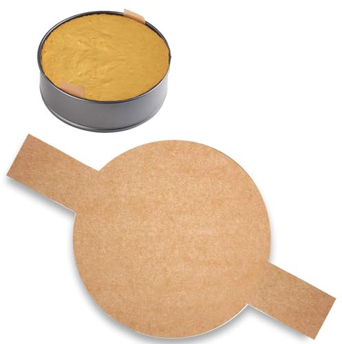 Incycall 100Pcs Baking Parchment Paper for Grilling, Air Fryer, Steaming, 9inch Unbleached Parchment Paper Sheets Round, Perfect for Pizza, Bread, Cakes, Cookies, Sourdough Baking, Brown