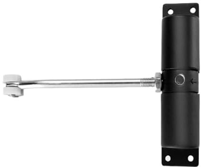 DZNDM0EVT Door Closer, Türschließer Puffer Automatischer Türschließer Glastür Holztür Universaltürschließer Einfacher Türschließer Unsichtbarer Türschließer(White)